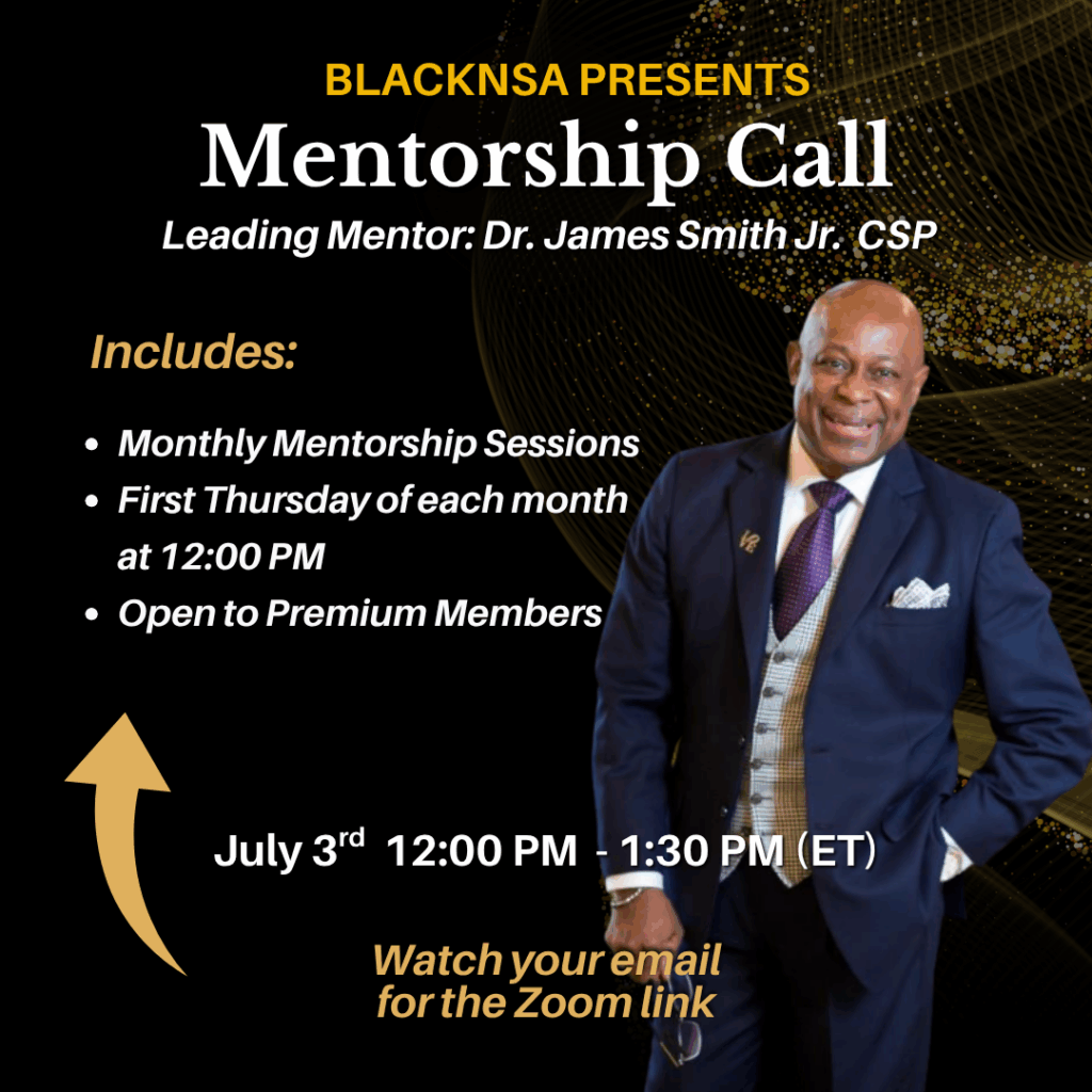 Mentorship Call - July 3, 2025 with Dr. James Smith Jr., CSP